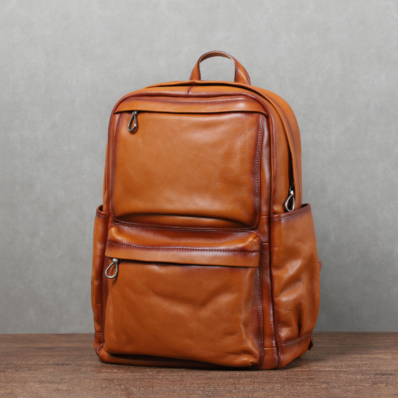 Laptop Backpack 15.6 - YETTIES Sac à dos vintage en