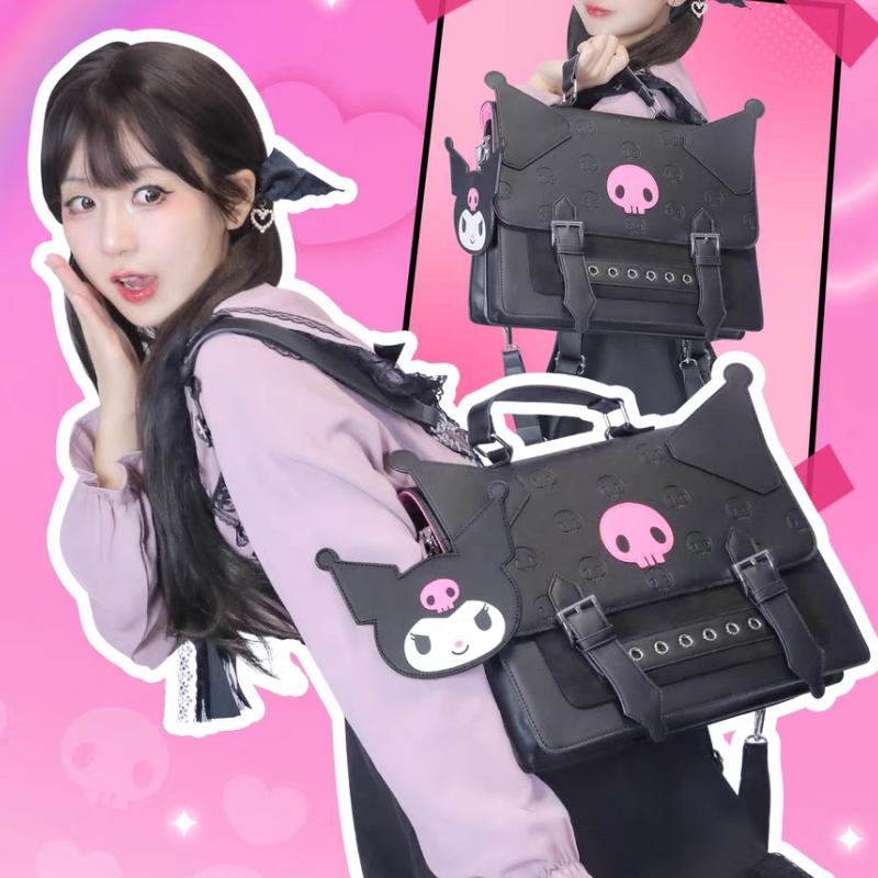 School Backpack Teen - Nouveau sac à bandoulière Kuromi chaud