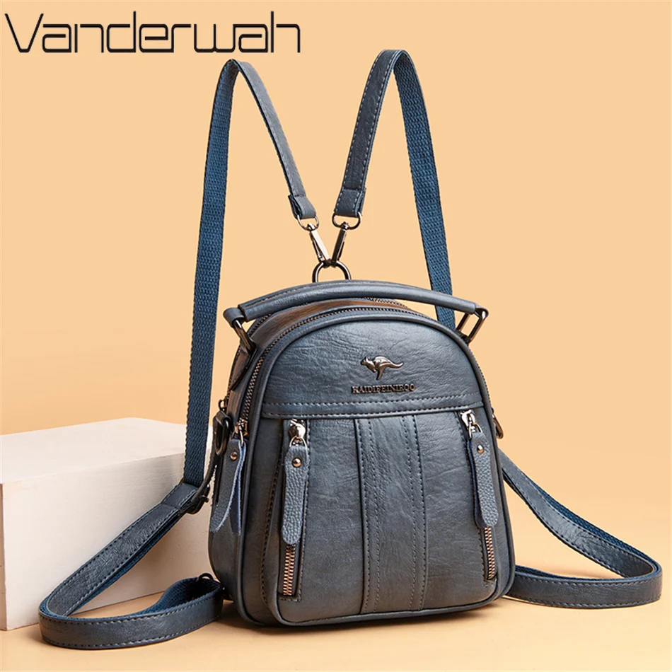 Mini Backpack Purse - Sac à dos en cuir multifonction
