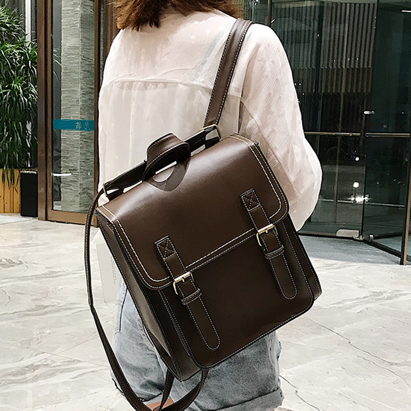 Leather Backpack Vintage - Sac à Dos Vintage en Cuir