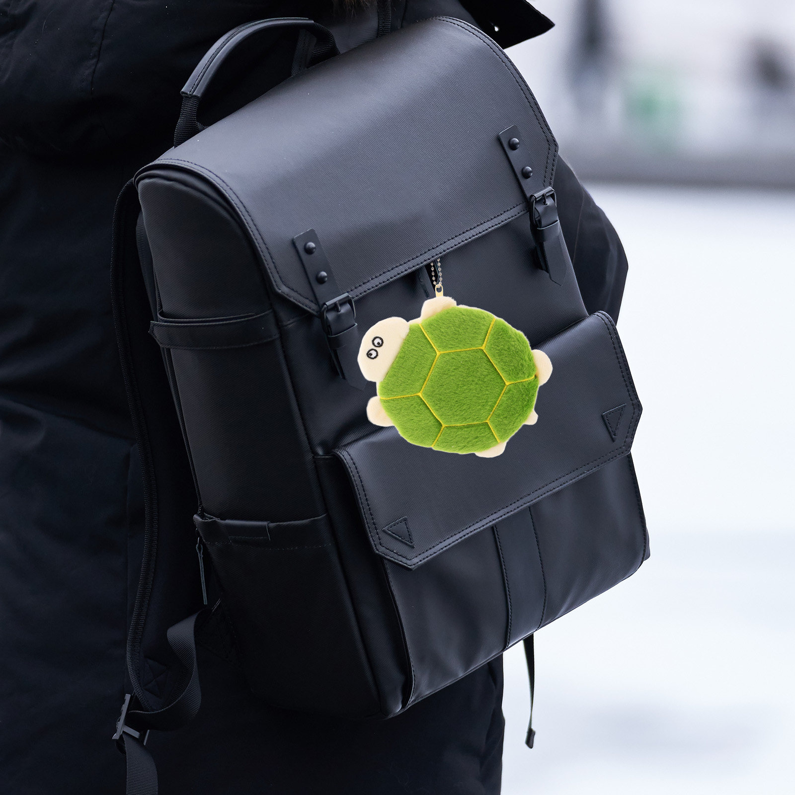 Mini Backpack Purse - Porte-monnaie en forme de tortue pour