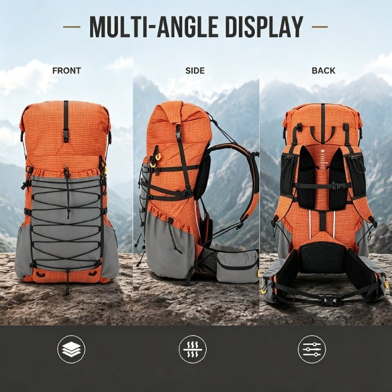 Rain Cover Backpack - Sac à dos de randonnée léger