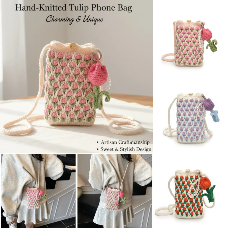 Mini Backpack Purse - Sac à dos fait main en