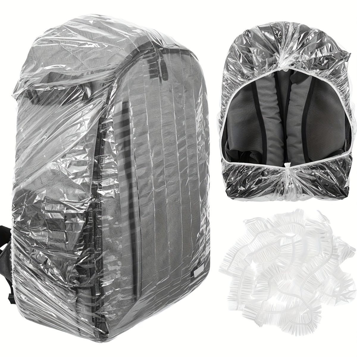 Rain Cover Backpack - Housse de pluie élastique jetable pour