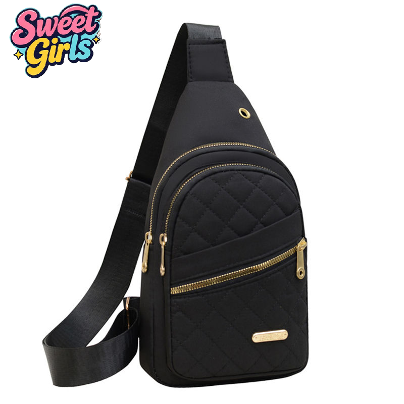 Sling Backpack Shoulder - Sac de poitrine en tissu Oxford