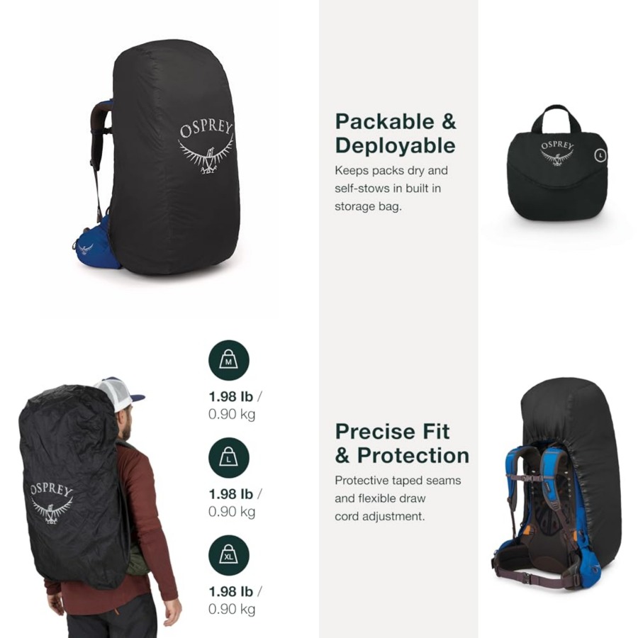 Rain Cover Backpack - Housse de pluie ultralégère pour sac