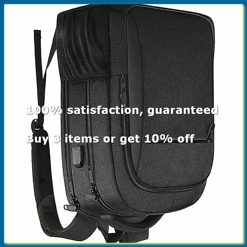 Sac à dos antivol USB étanche  - Travel Backpack Anti Theft avis et prix