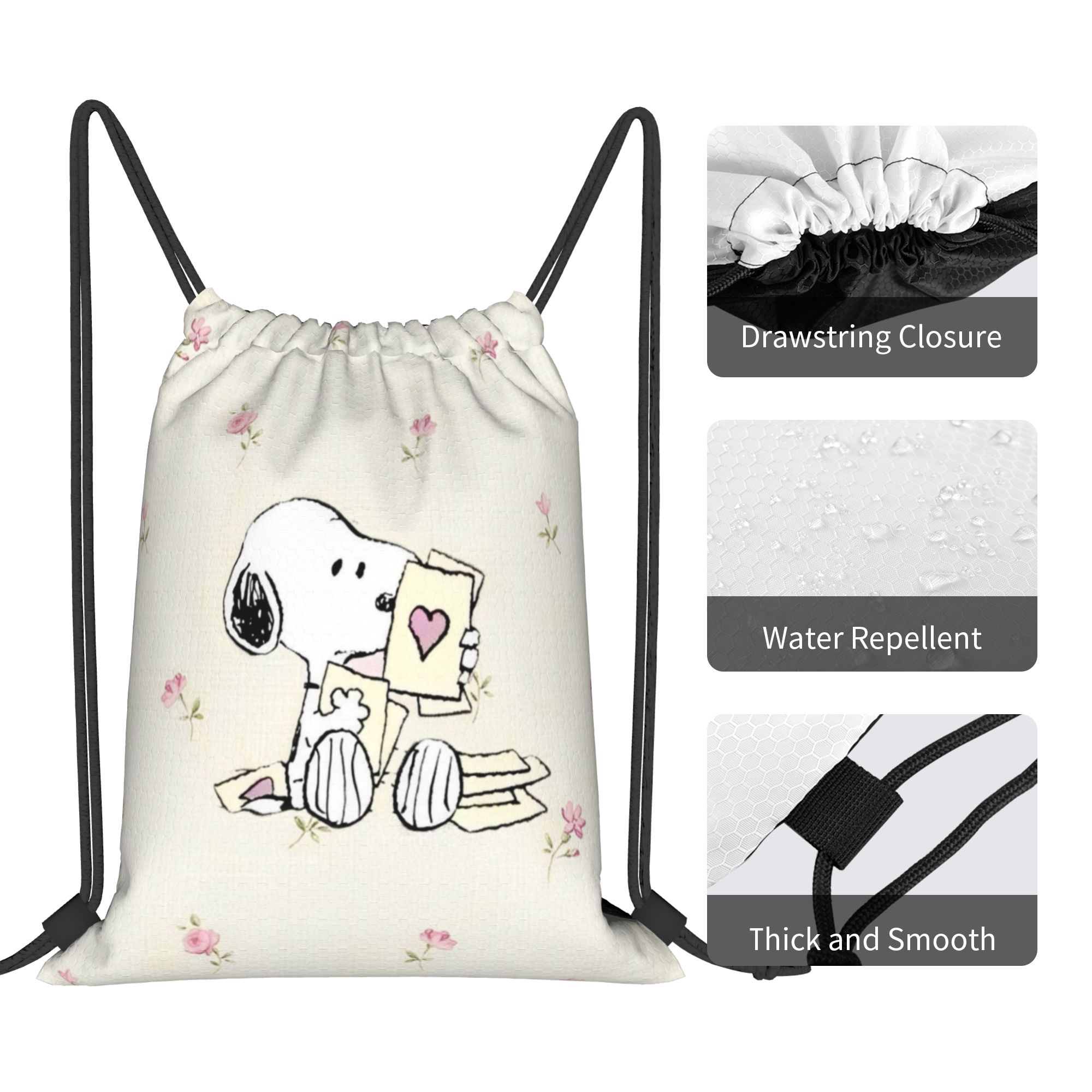 S-Snoopys Loving Gesture Sac à - Drawstring Gym Bag avis et prix