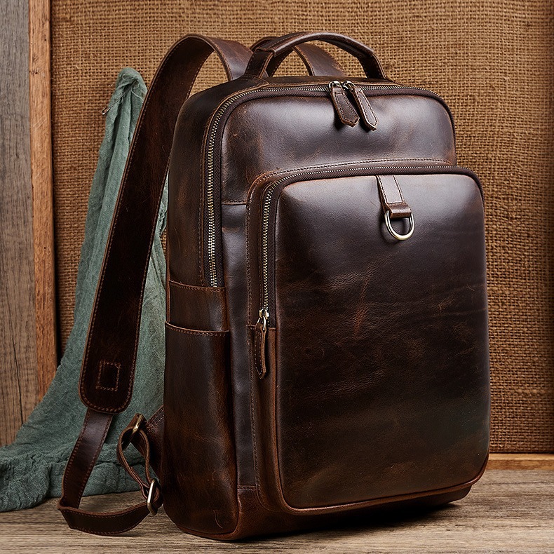 Sac à dos pour ordinateur port - Leather Backpack Vintage avis et prix