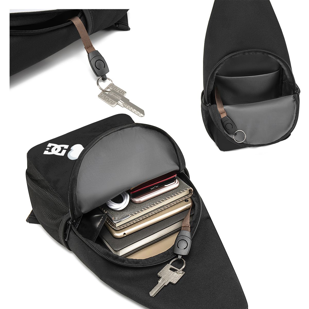 Ken Block Skull 43 Sac de poit - Sling Backpack Shoulder avis et prix