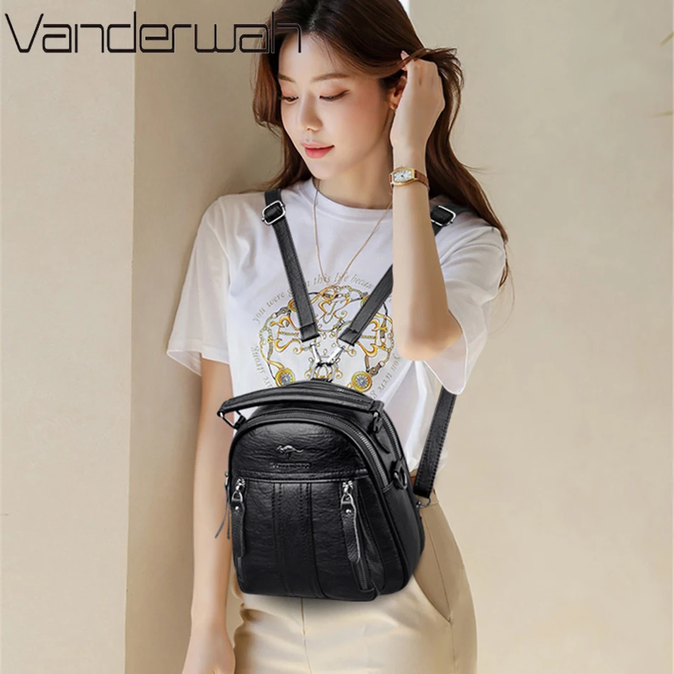 Sac à dos en cuir multifonctio - Mini Backpack Purse avis et prix