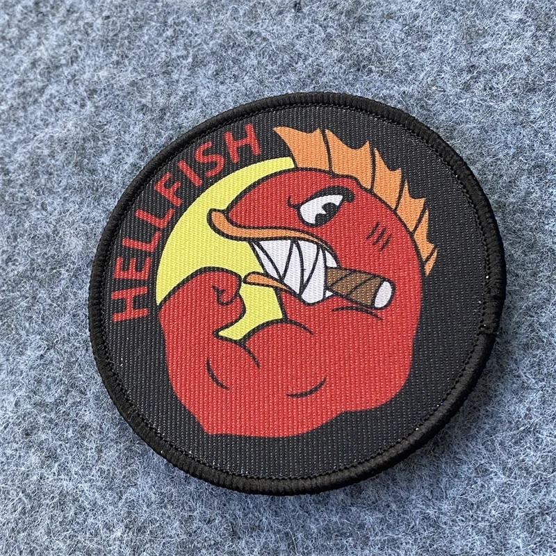 HELLFISH Logo imprimé Patch cr - Urban Backpack Tactical avis et prix