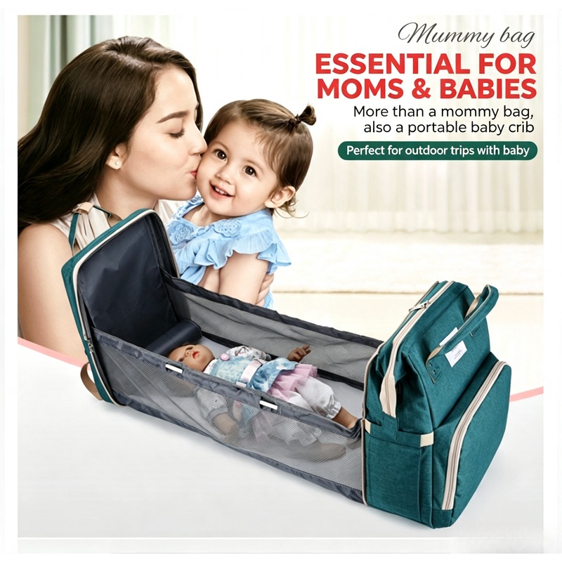 Sac à dos à langer grande capa - Backpack Diaper Bag avis et prix