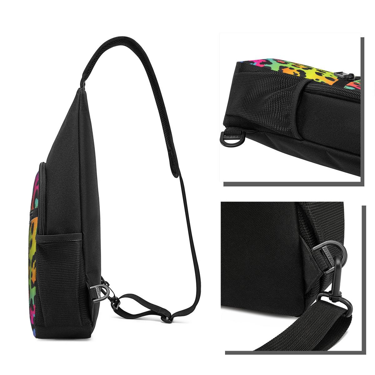 Sac de poitrine imprimé léopar - Sling Backpack Shoulder avis et prix