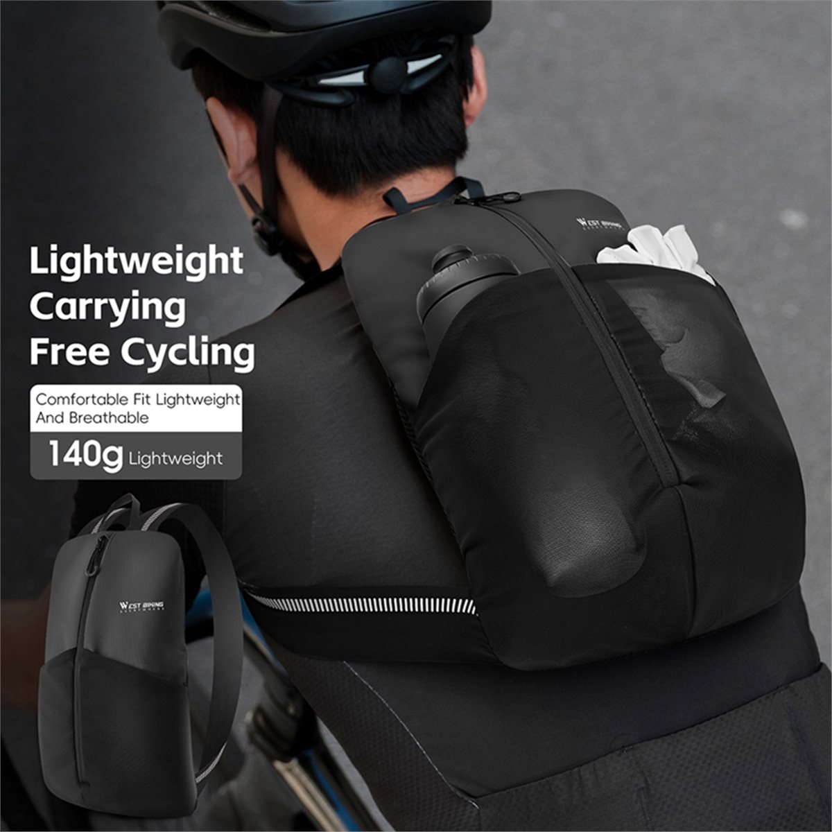 Sac à dos de cyclisme A61P, gr - Hiking Backpack Waterproof avis et prix
