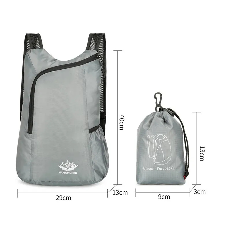 20L unisexe léger sac à dos ex - Foldable Backpack Small avis et prix