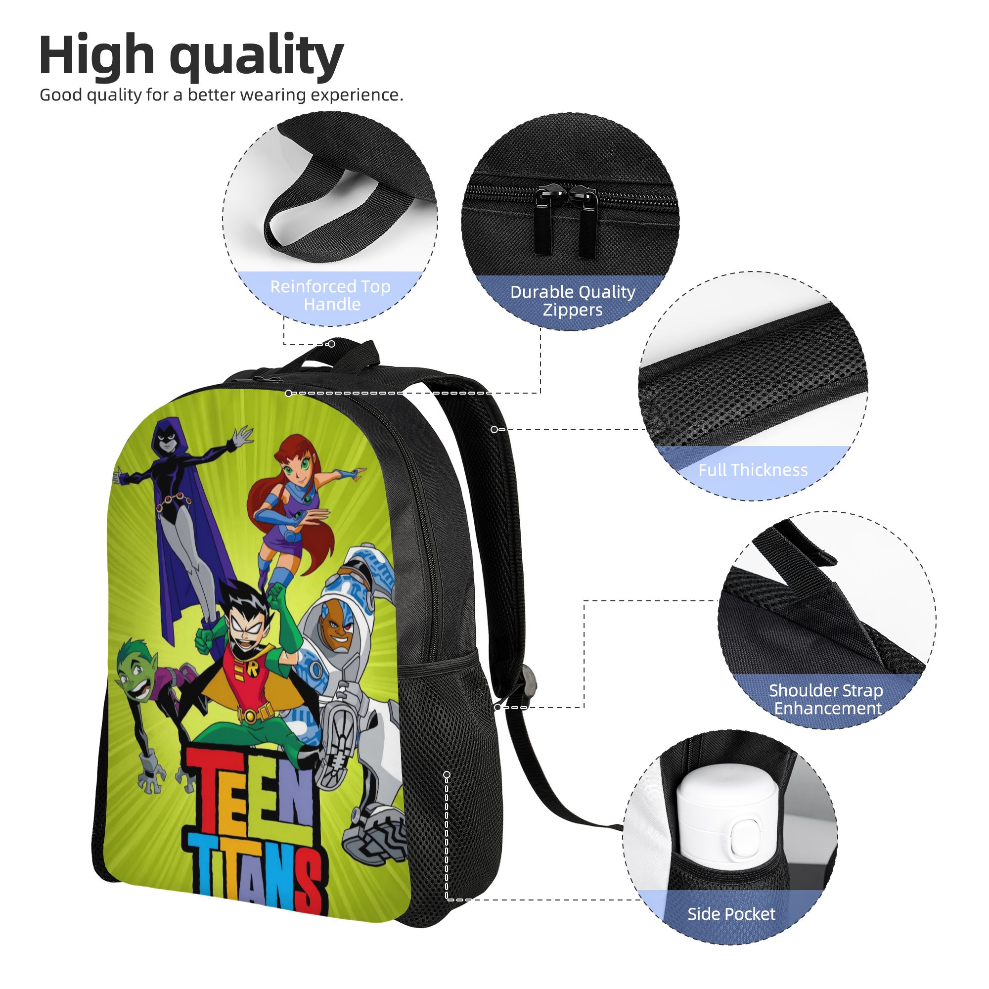Sac à dos Teen Titans Go Raven - School Backpack Teen avis et prix