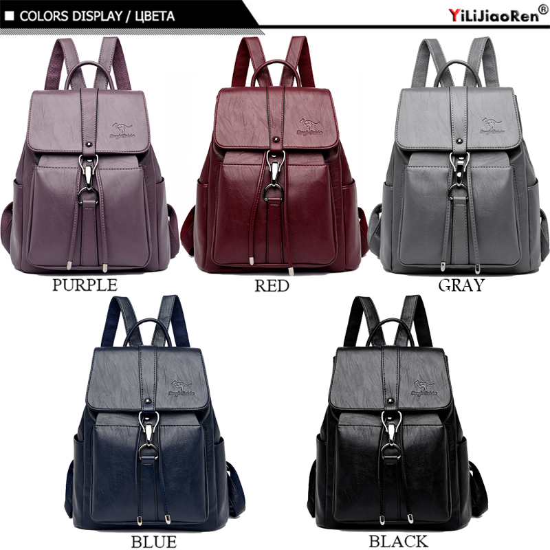 Sac à dos antivol en cuir de g - Fashion Backpack Women avis et prix
