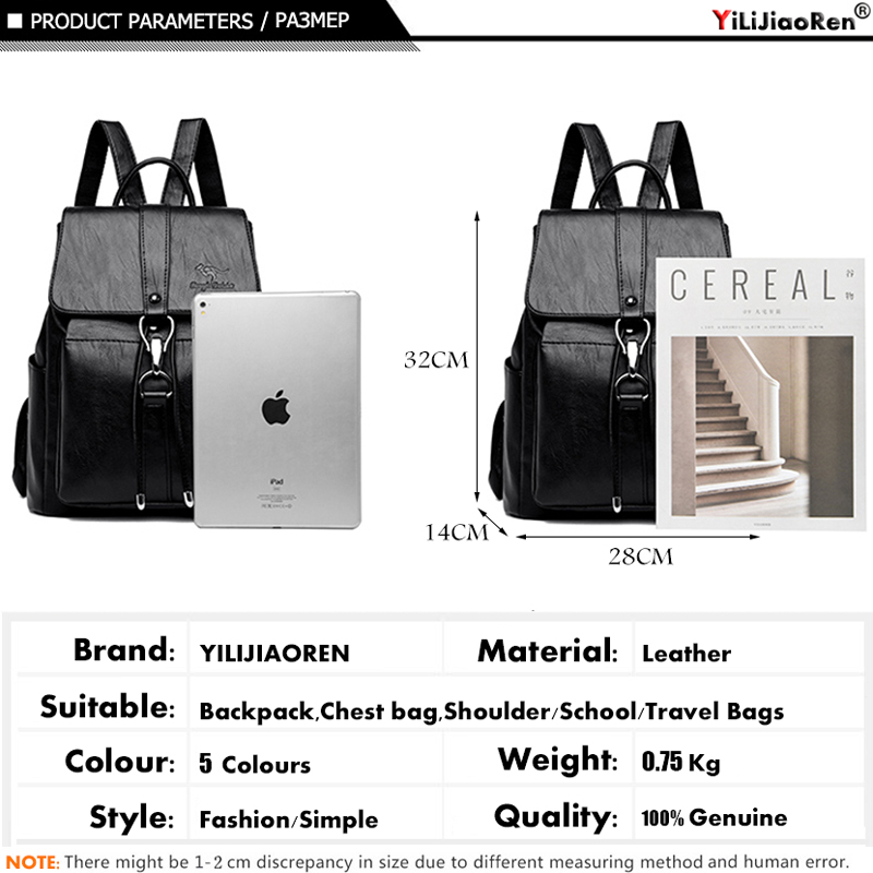 Sac à dos antivol en cuir de g - Fashion Backpack Women avis et prix