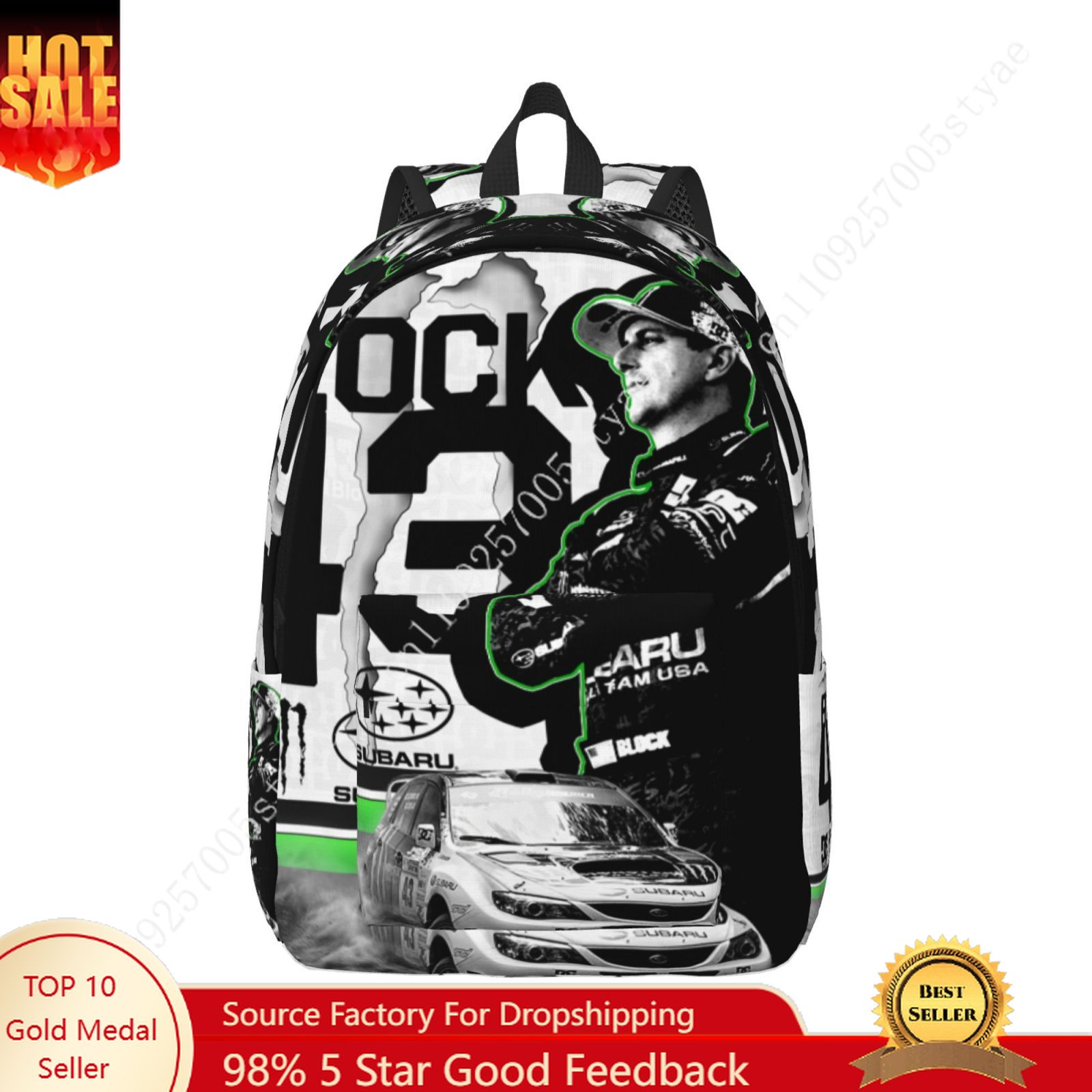 Ken Block 43 Sac à dos léger e - Fashion Backpack Women avis et prix