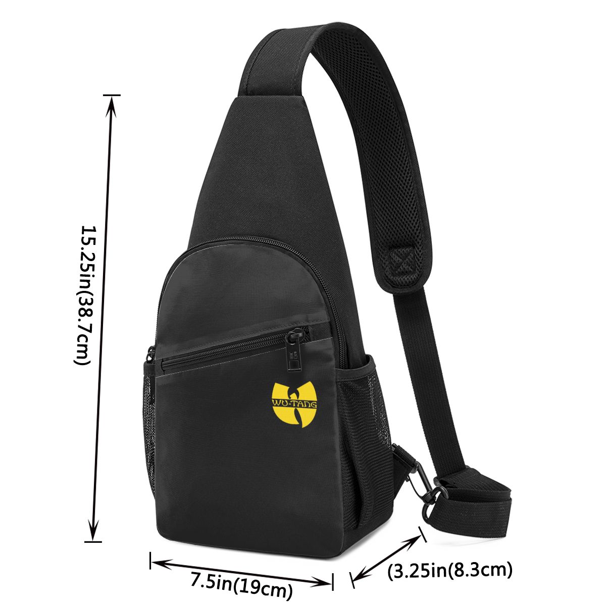 Sac de poitrine imprimé Wu Tan - Sling Backpack Shoulder avis et prix