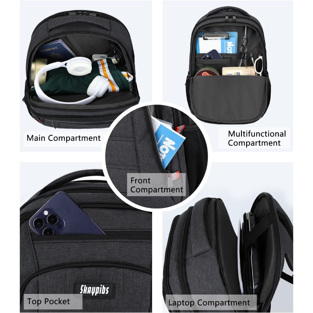 Sac à dos scolaire pour hommes - Laptop Backpack 15.6 avis et prix
