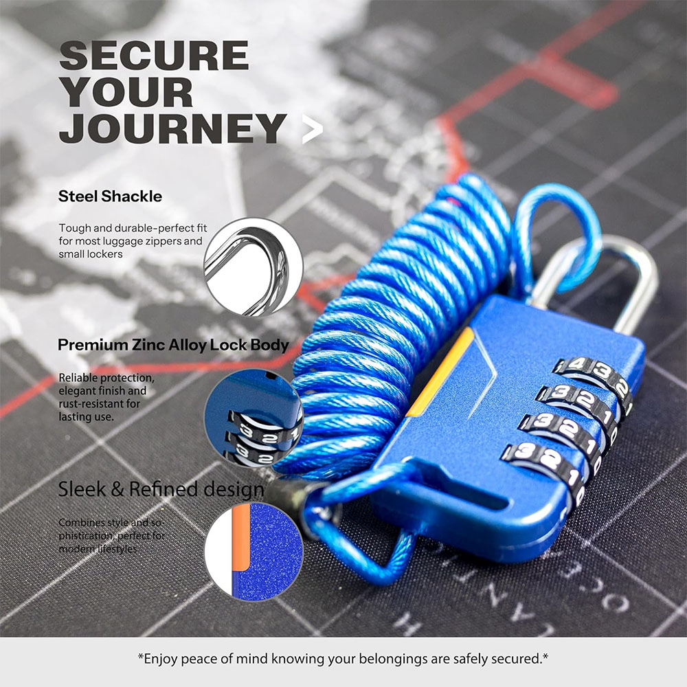 Cadenas à combinaison à 4 chif - Travel Backpack Anti Theft avis et prix