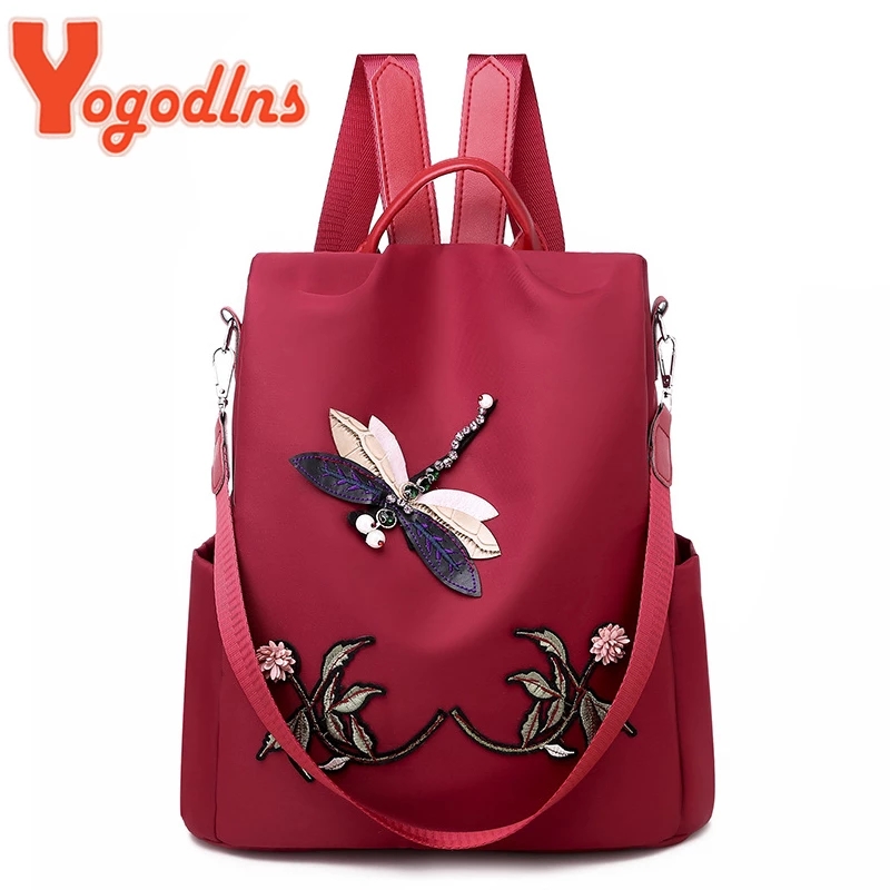 Yogodlns mode broderie sac à d - Fashion Backpack Women avis et prix