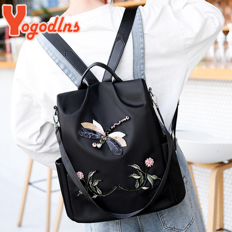 Yogodlns mode broderie sac à d - Fashion Backpack Women avis et prix